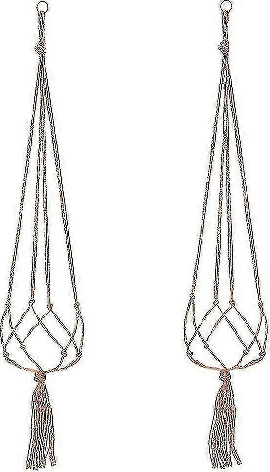2 Packs Macrame Plant Hanger,pot, 4 Rope Legs, 105cm