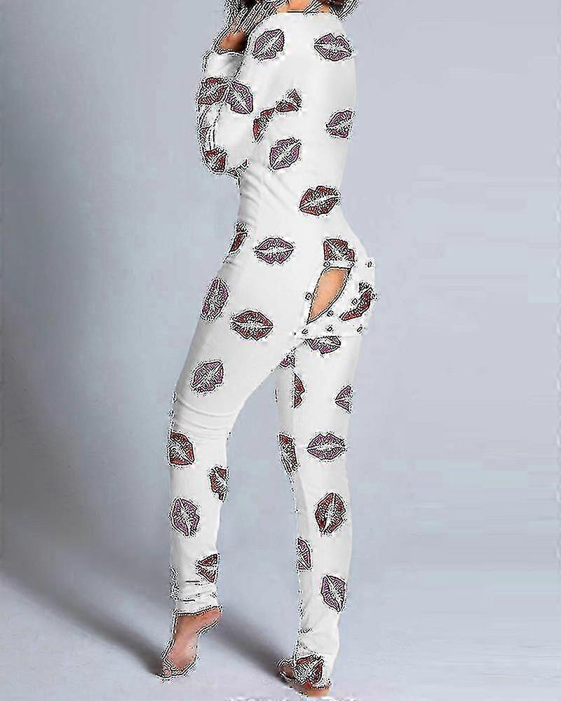 Women's Pajama Set, One-piece with Open Back for Comfortable Sleep
