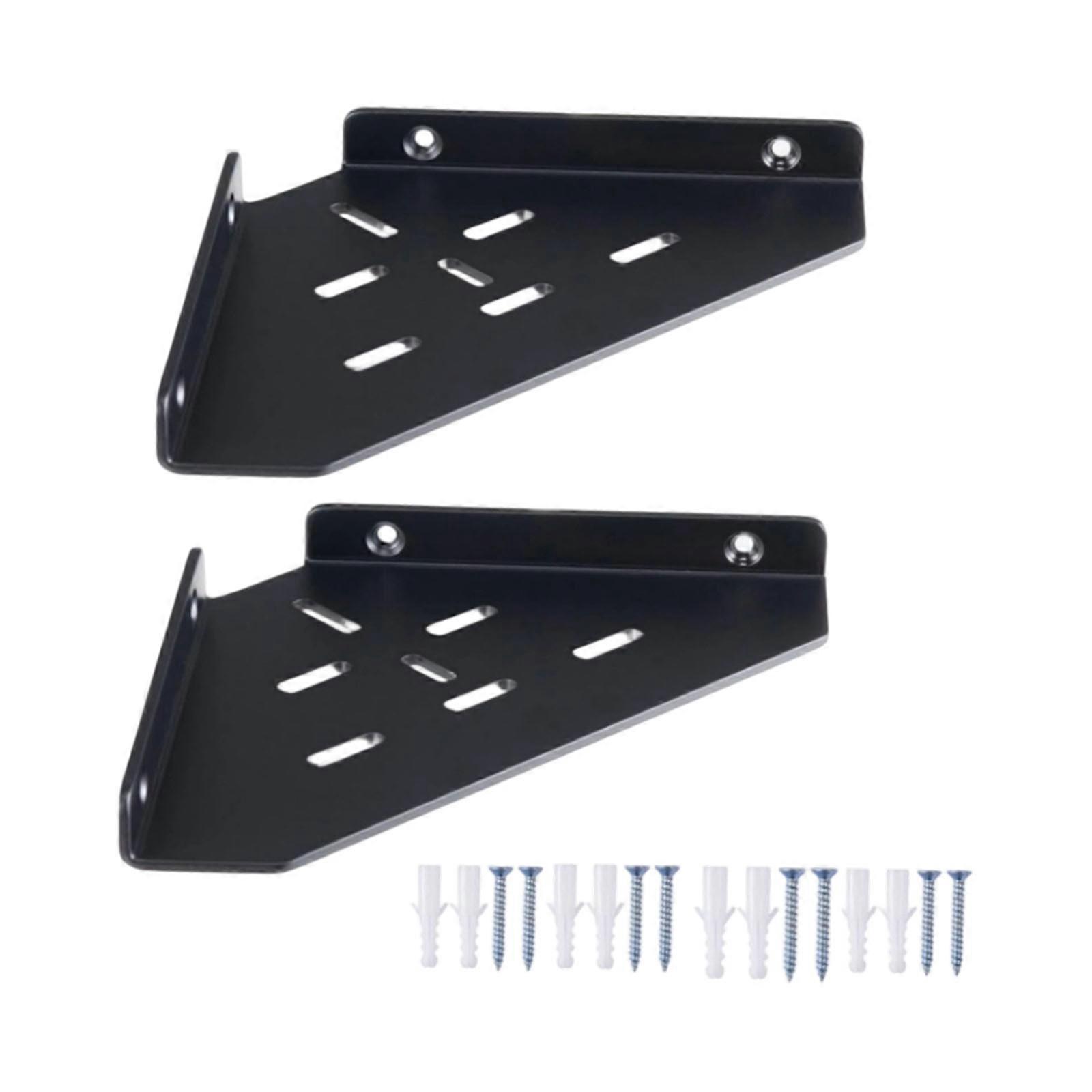 Acrylic Corner Wall Shelf Maximizes Space Utilization For Bathroom Kitchen Storage With Easy Installation Multicolor