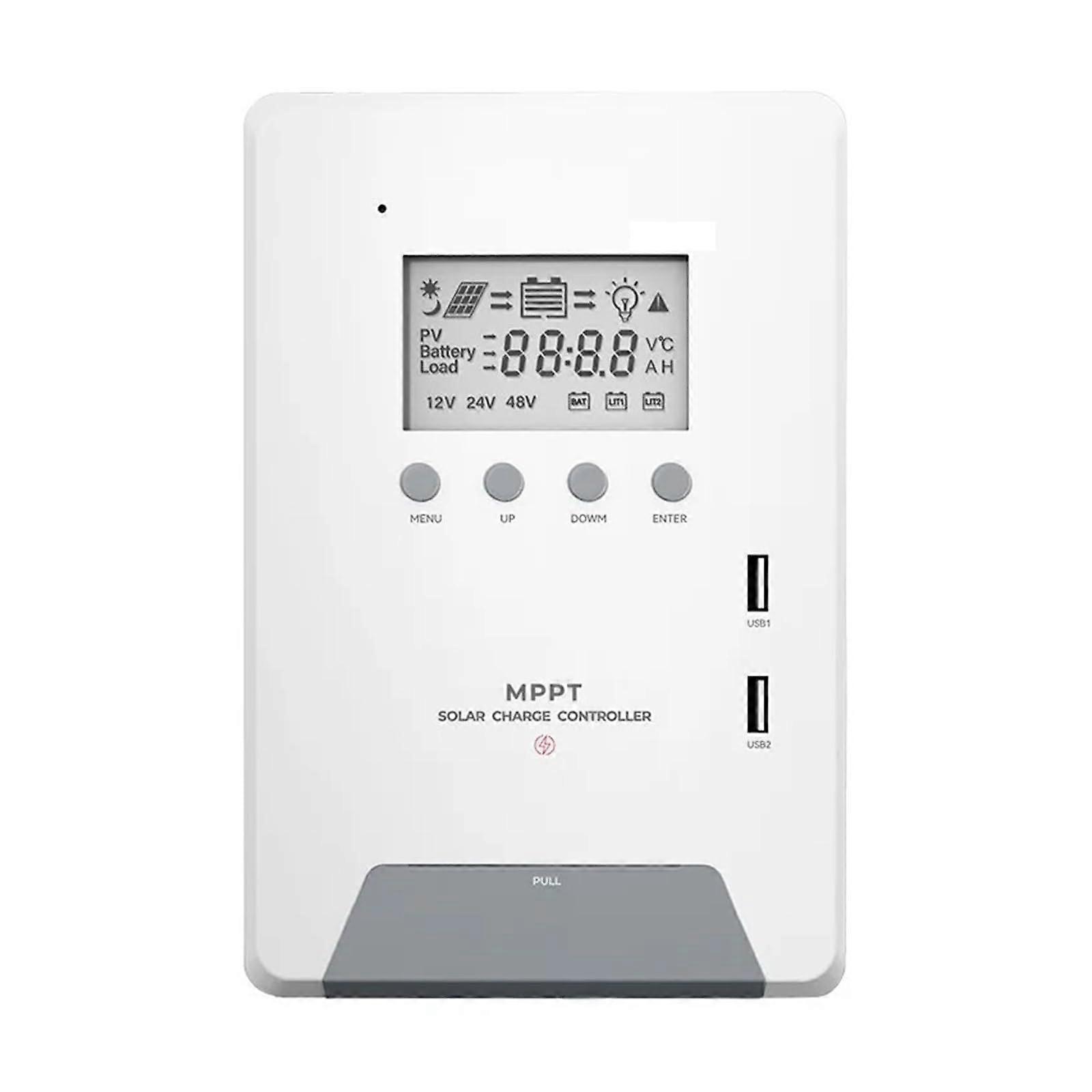 MPPT Solar Charge Controller 60A 12V 24V Boosts Energy Efficiency for OffGrid Battery Systems