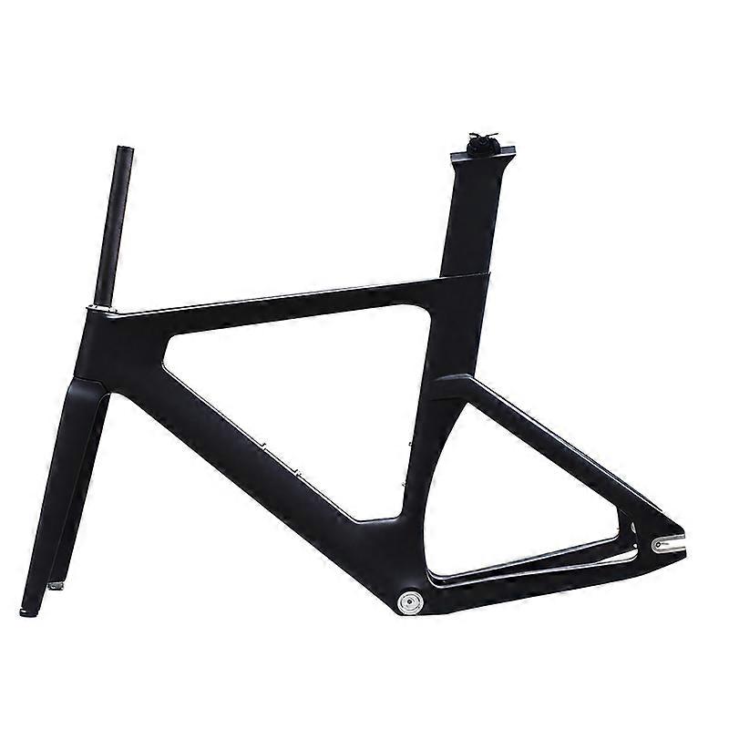 Matt Carbon Track Fietsframe Fixie Frameset Single Speed Fixed Gear 49cm