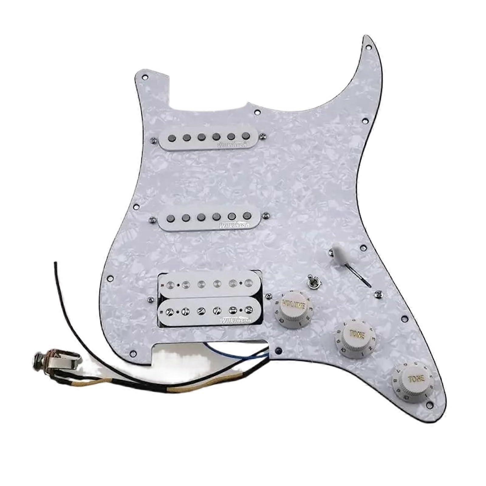 SSH Loaded Pickguard with Alnico 5 Pickups, Clear Tone, Easy Installation for Stratocaster