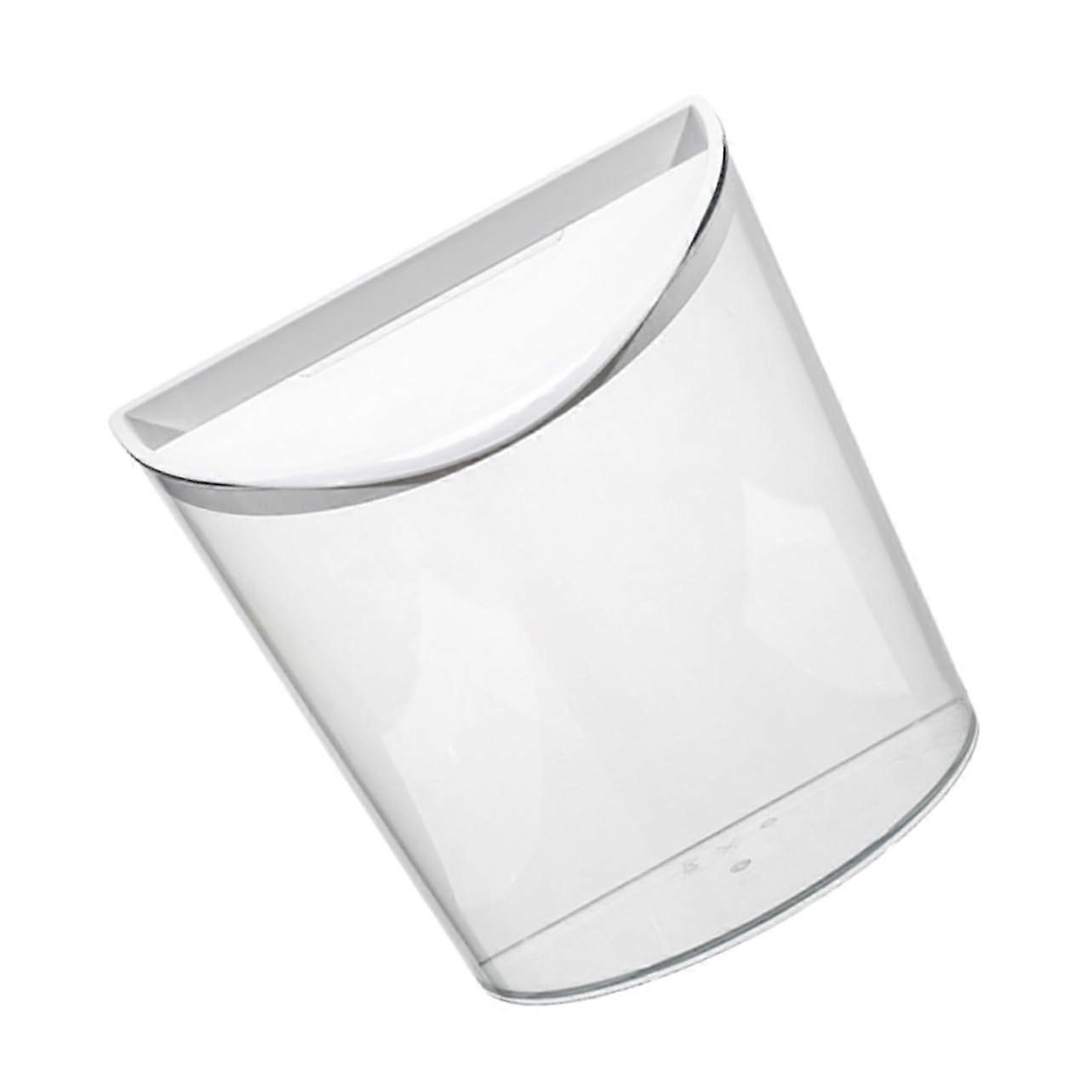 Wall Mounted Trash Can with Lid for Kitchen Cabinet Door, Space Saving Hanging Garbage Bin
