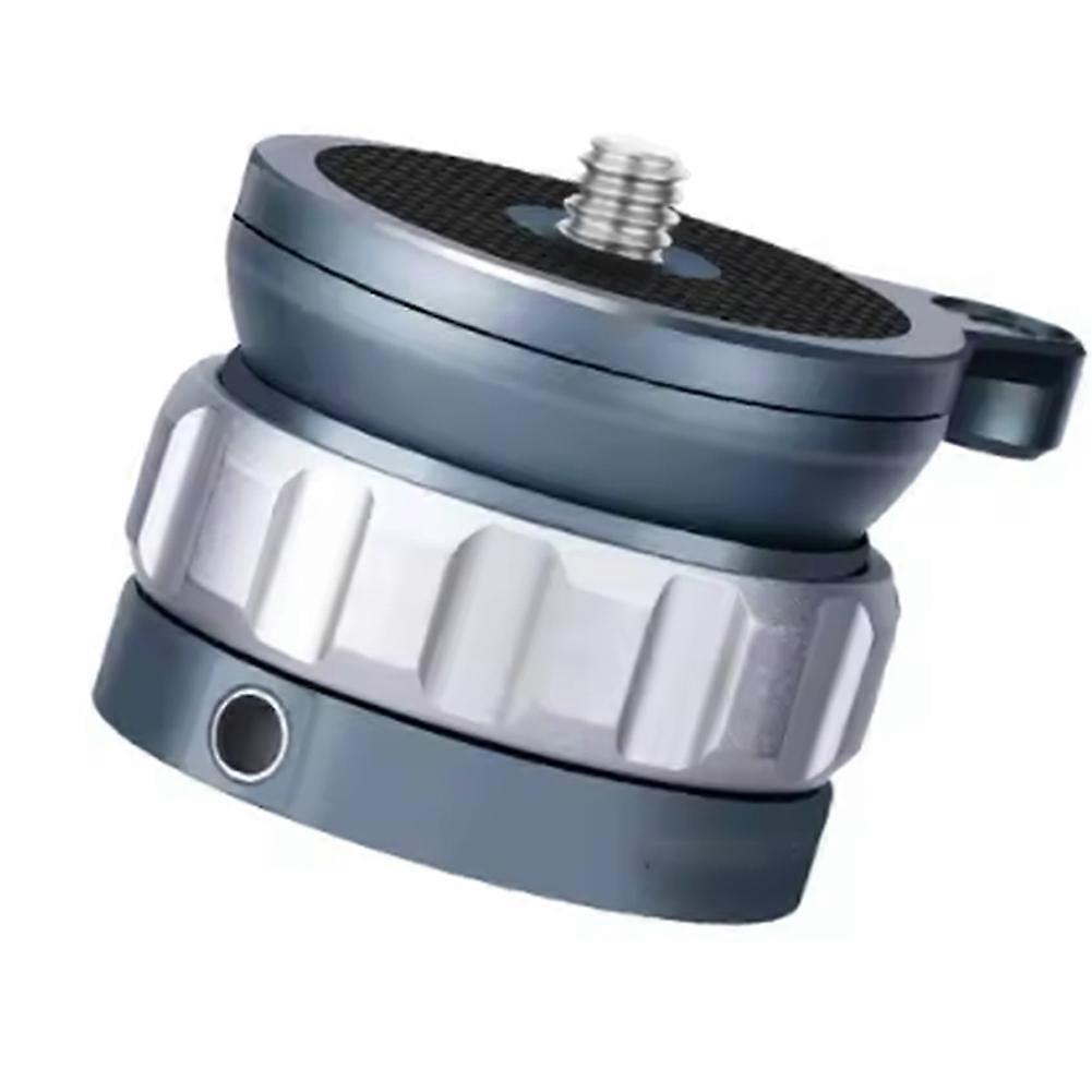 Mini Leveling Base Tripod Head 3/8'' 1/4'' Screw Universal Leveling Mount Panoramic Head Tiltable for DSLR Camera