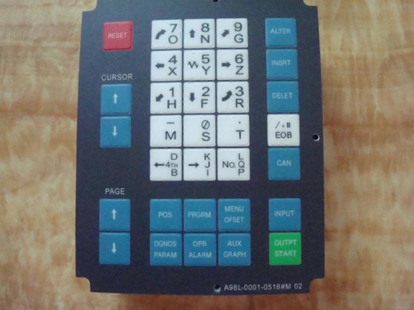 CNC HMI Membrane Keypad for A98L00010518 with Precise Tactile Response and Seamless Integration