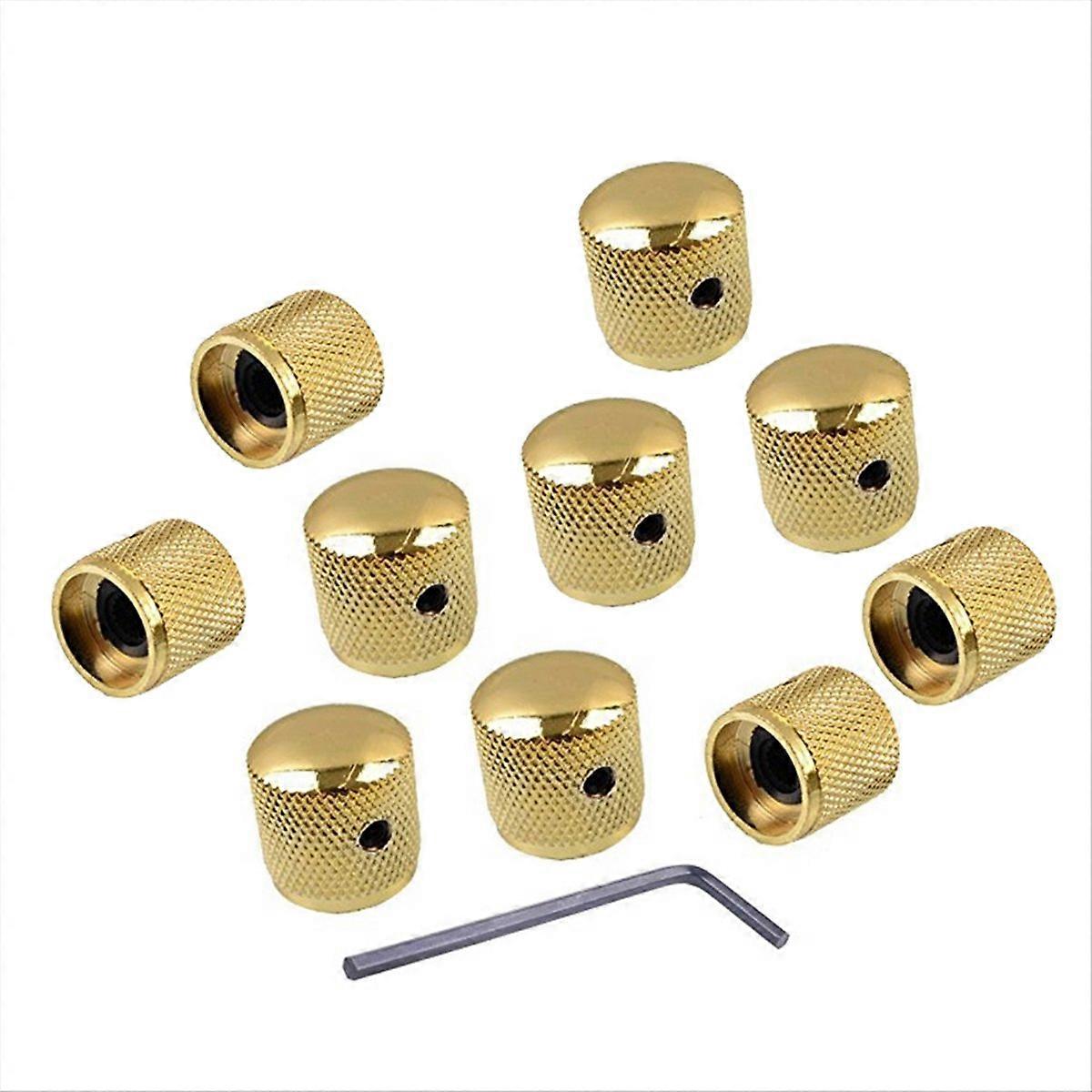 gold Electric guitar metal volume knob