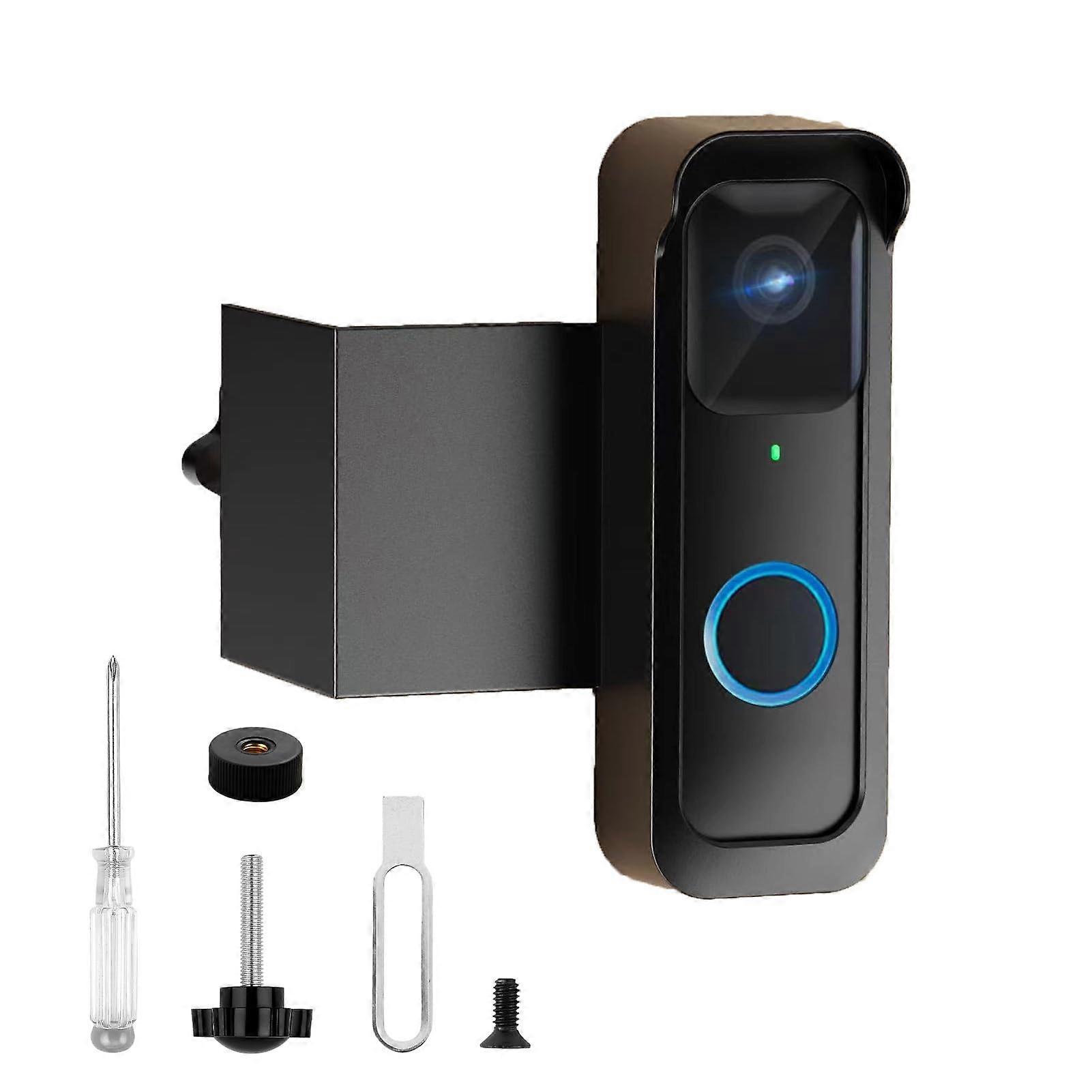 AntiTheft NoDrill Adjustable Bracket Mount for Blink Video Doorbell 1st Gen for Apartment Doors