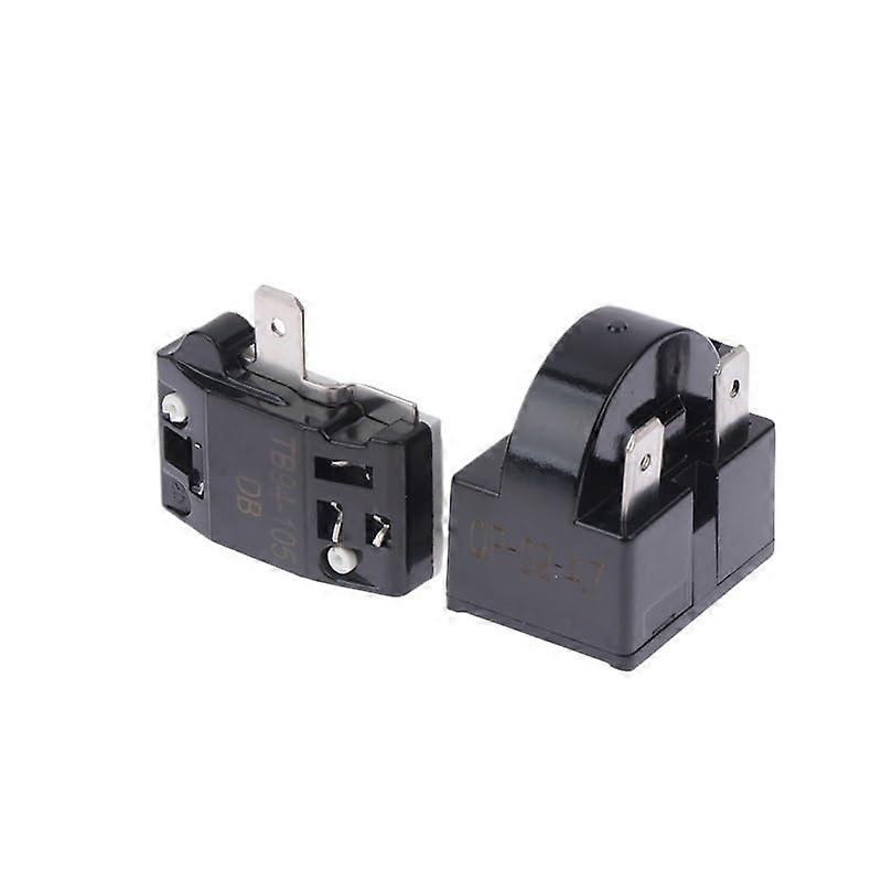 Universal PTC Refrigerator Starter Relay with Overload Protector for Fast Compressor Start