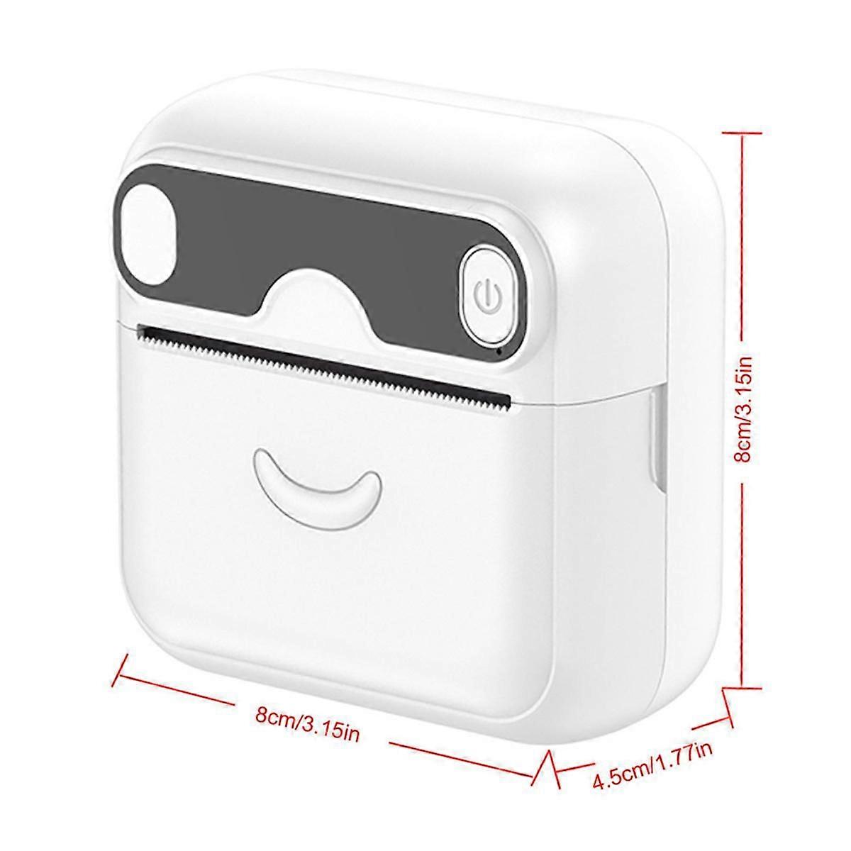 Mini Pocket Printer, Portable Bluetooth Thermal Printer, for Android or IOS APP, Inkless Printer Ki