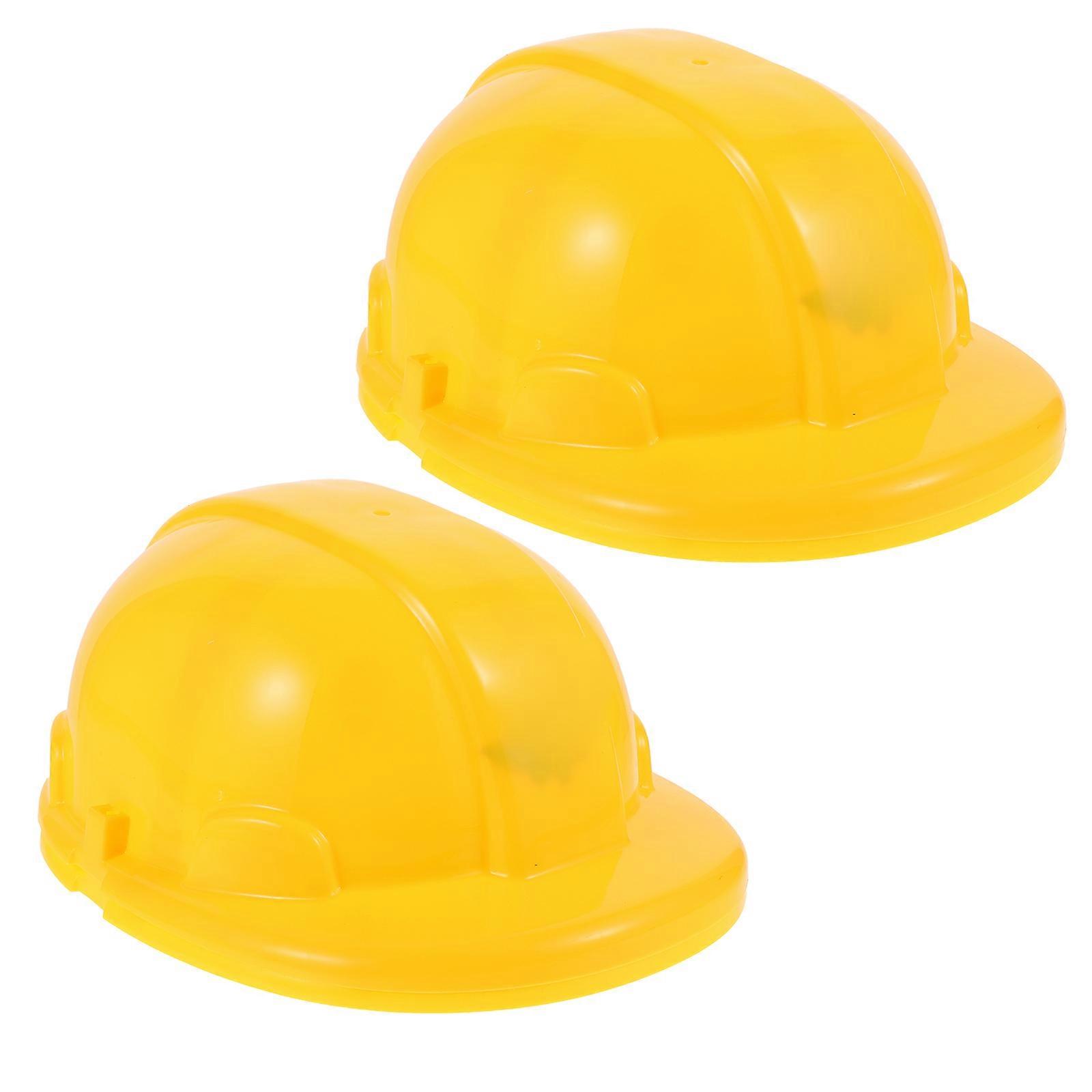 Engineering Hat Toys for Kids Simulation Construction Hats 2Pcs Set
