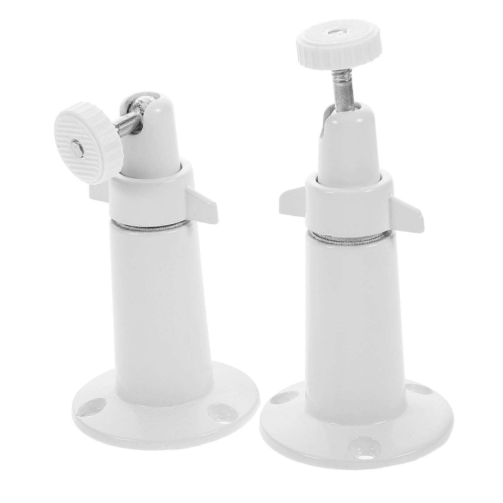 2Pcs Adjustable Security Camera Mount Bracket 360° Viewing Indoor Outdoor Universal CCTV