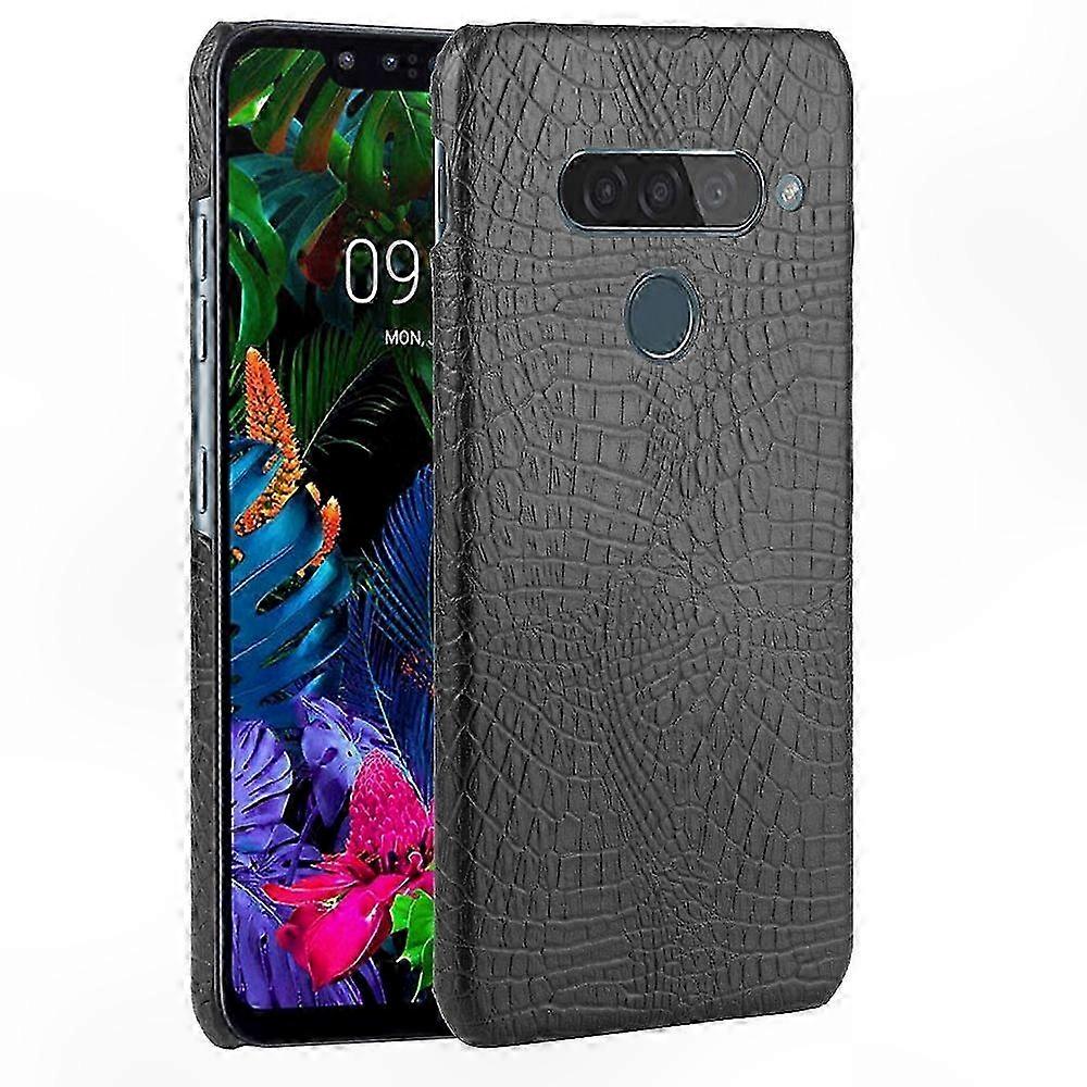 Shockproof Crocodile Texture PC + PU Case for LG G8S ThinQ