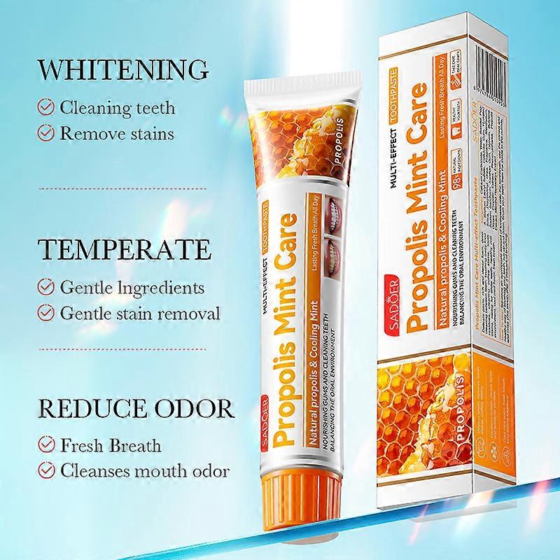 SADOER Propolis Mint Toothpaste - Multi Purifying, 100g, Natural