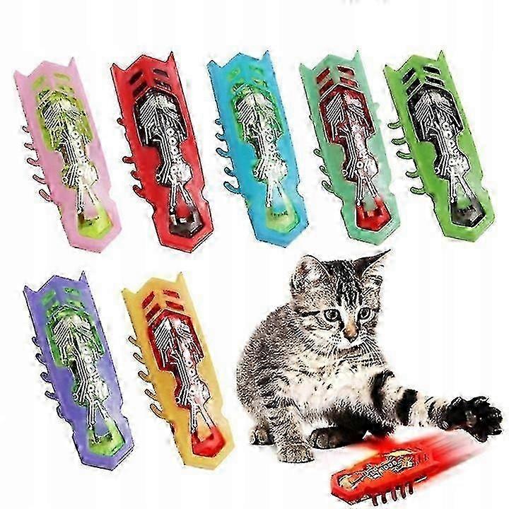 7x Cockroach Worm Insect Like Hexbug La Cucaracha Cat Toy