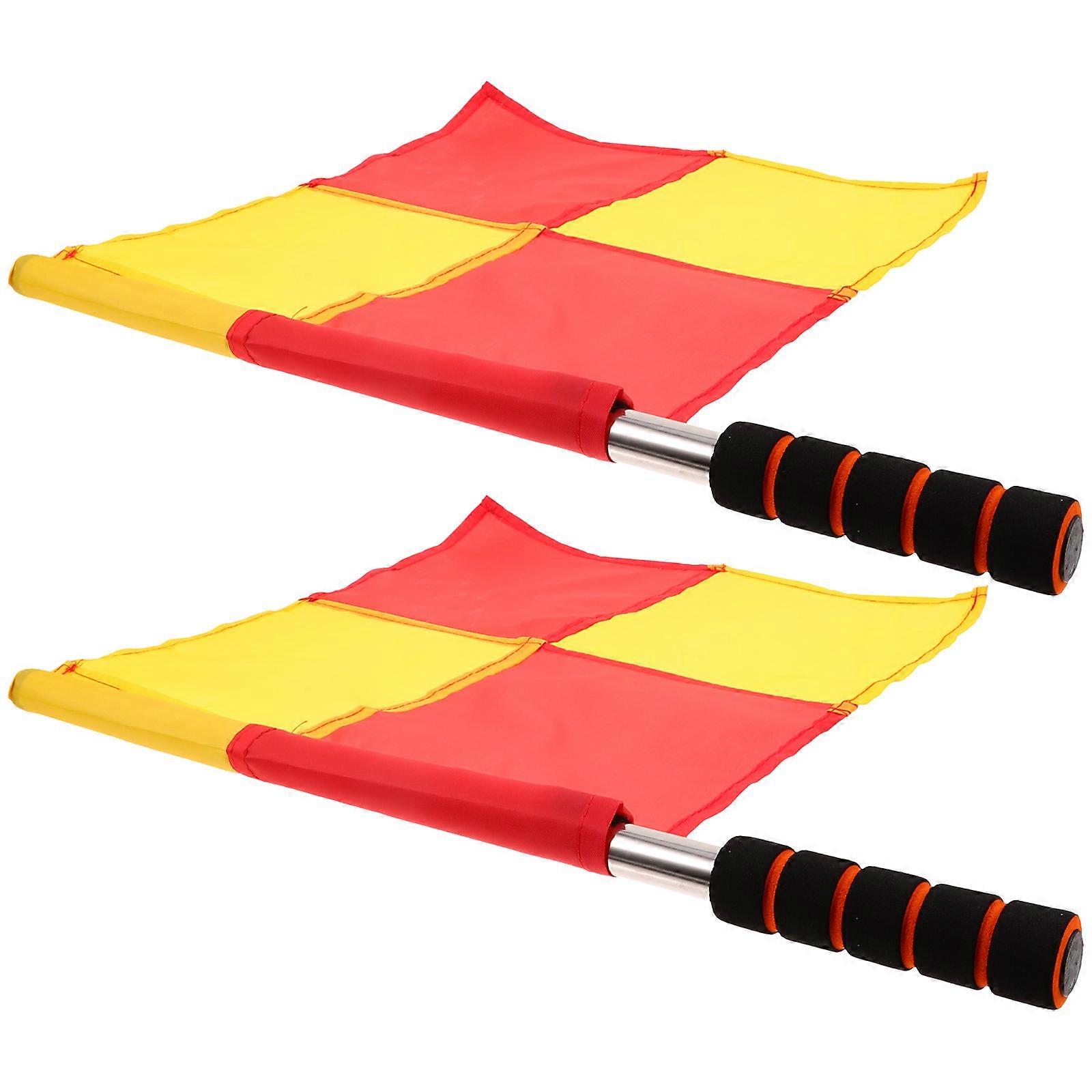 Race Conducting Flags Soccer Referee Flags for 8Pcs Sporting Events