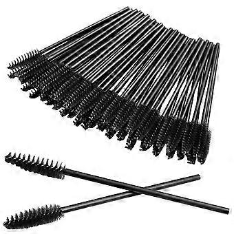 300 Pcs Disposable Mascara Wand Eyelash Brush for EyeLash Extension Supplies  black