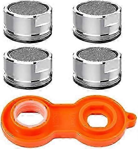 Set van 4 beluchters, RVS, Zilver