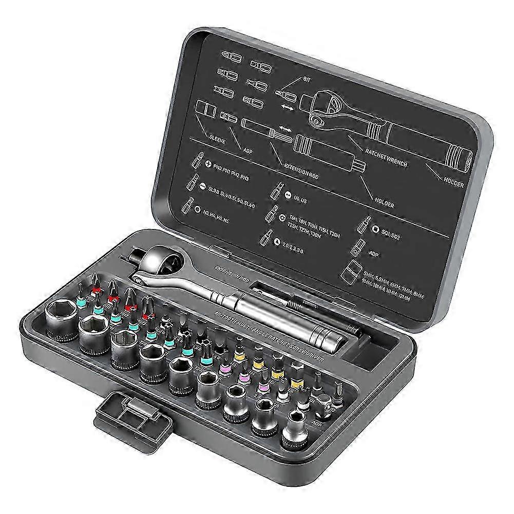 Galacok Ratchet Screwdriver Set compatible with Computer Repair, DIY Tools Kit