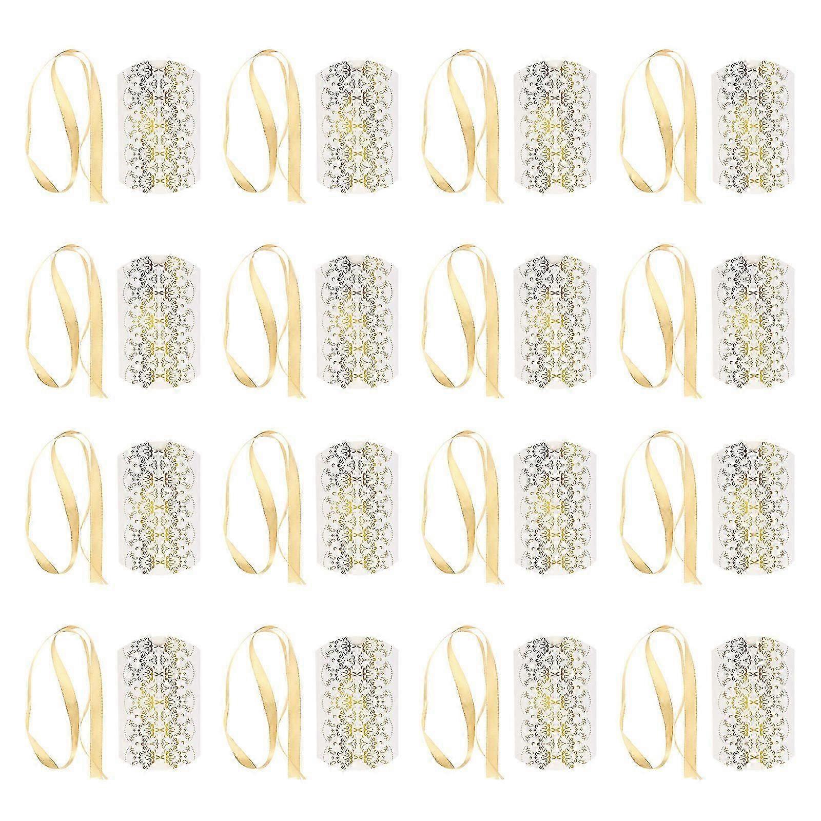 Pillow Shape Candy Box Paper for Storage 150Pcs Wedding Candy Packaging