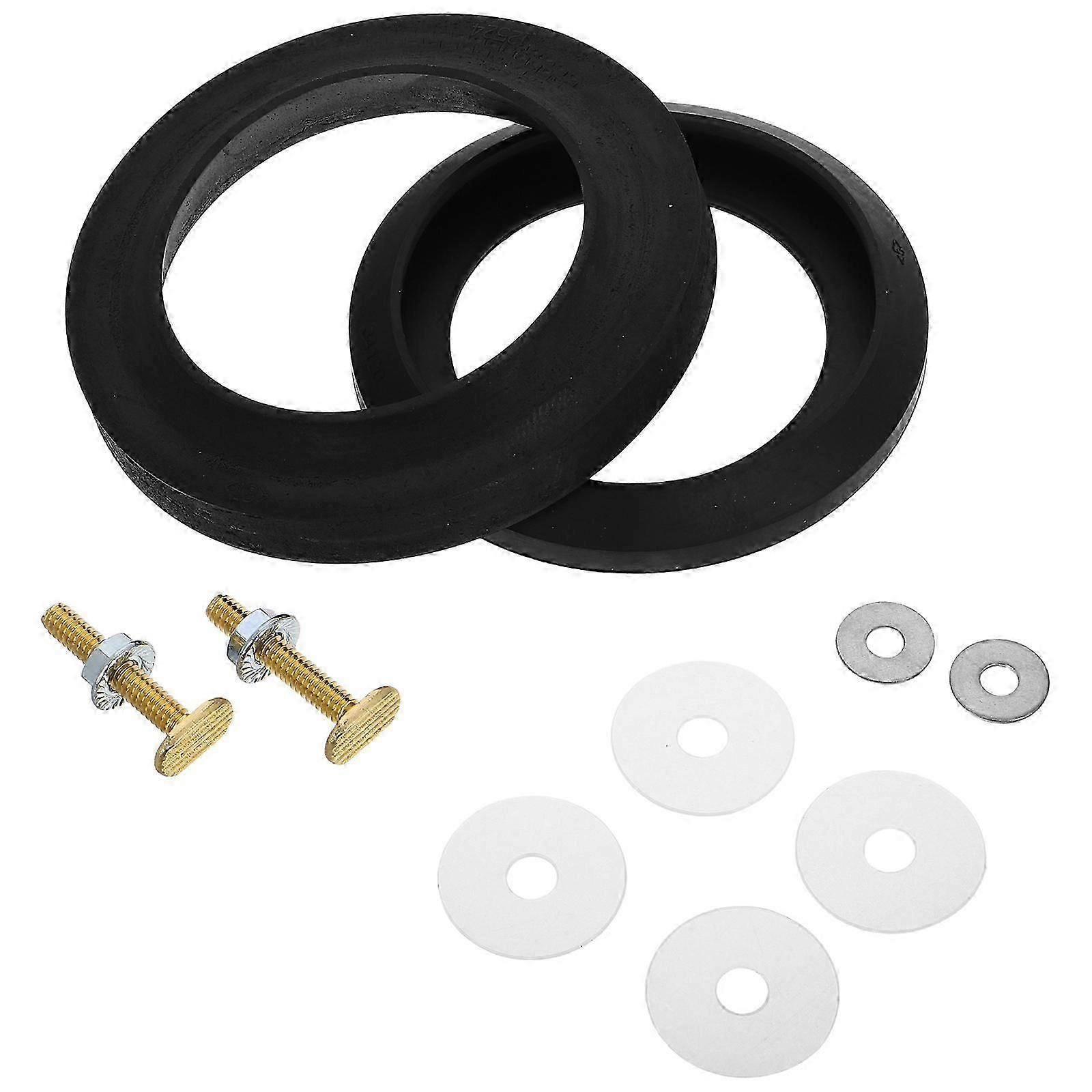 3Sets Rv Toilet Seal Replacement Kit Rubber Gasket for Efficient Flush Function