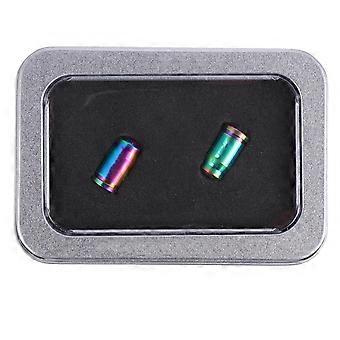 Bouchon de protection anti-poussière en alliage de titane pour pneu de vélo (lot de 2)