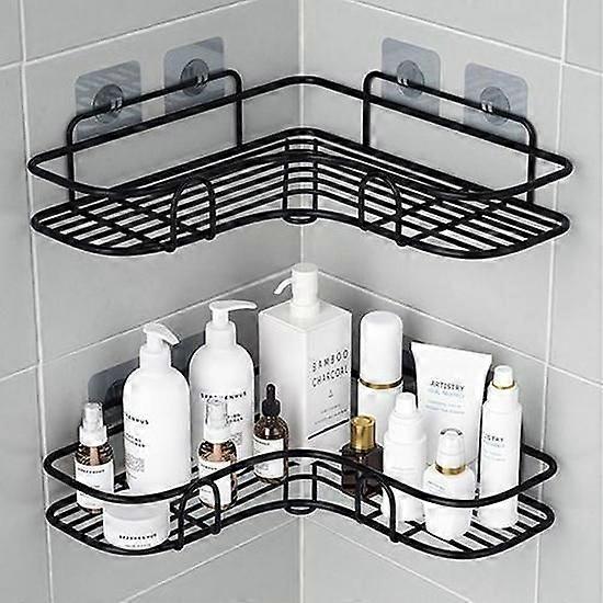 Wall-Mounted Bathroom Storage Rack - Punch-Free, Space-Saving Solution