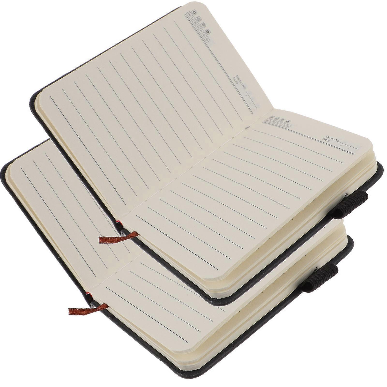 Lot de 2 petits blocs-notes de poche, bloc-notes portable multifonctionnel