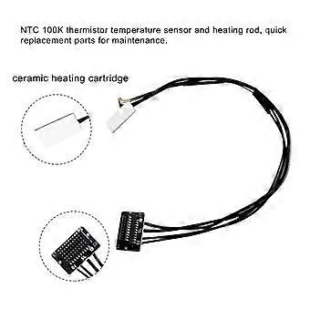 Para Bambu Lab P2S Extrusora Hotend Conjunto de Aquecimento Tubo Bico Termistor Cartucho Aquecedor Termistor Fio de Aquecimento