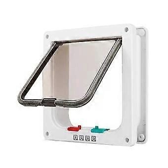 Dog Flap Door with 4 Way Security Lock Flap Door for Dog Cats Kitten ABS1747