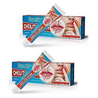 20 g lippenherstellende crème voor droge, gebarsten en gesprongen lippen, en verlichting van bloedingen.