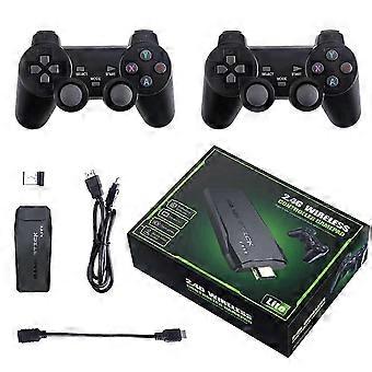 20000+ Jogos 4K Wireless Retro Game Console, Plug and Play Video Game Stick com 2.4G Wireless Controllers (64G)