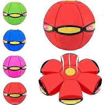 Magic Bouncing Ball, Magic Meta Ball, Dual Form Freely Switchable Magic Ball Toy with 3 Light, Parent-Child Interaction Suitable for Indoor ZLS