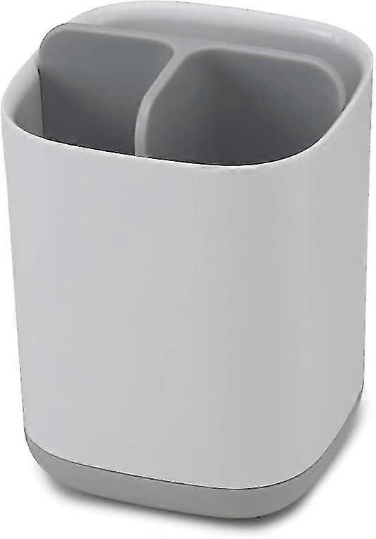 Toothbrush Holder Bathroom Storage Organizer Caddy, Small, Gray