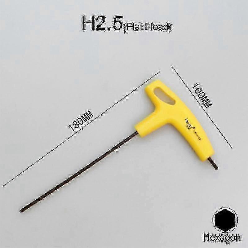 Extra Long 400mm T-handle Hex Key for Double End Allen Screwdriver