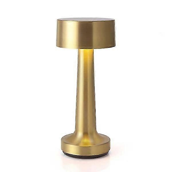 Touch Sensor Bar Rechargeable Table Lamps (golden)