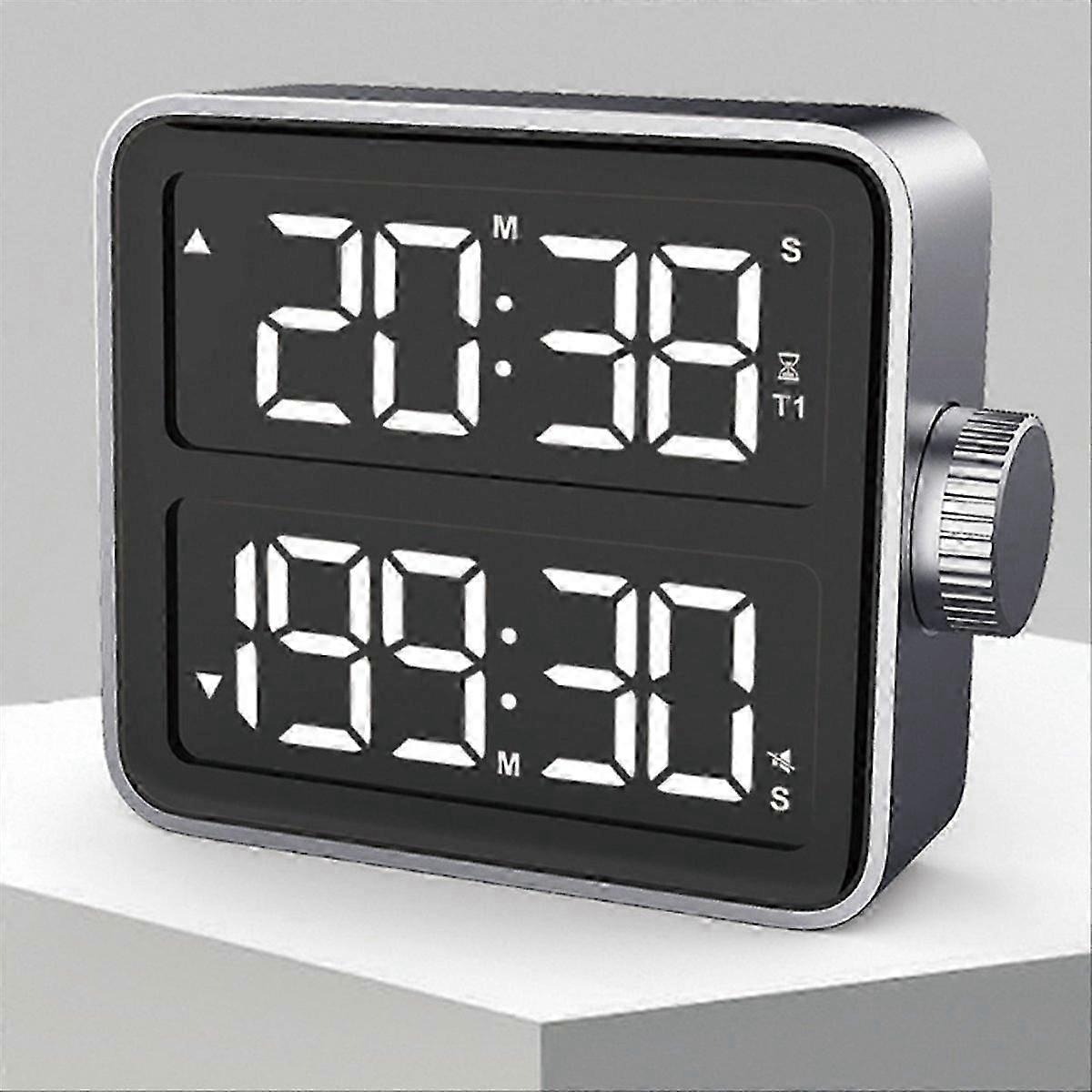 Kitchen Accessories Large LCD Digital Timer , Dual Screen Kitchen Timer, Indoor Study Timer, Bedroom