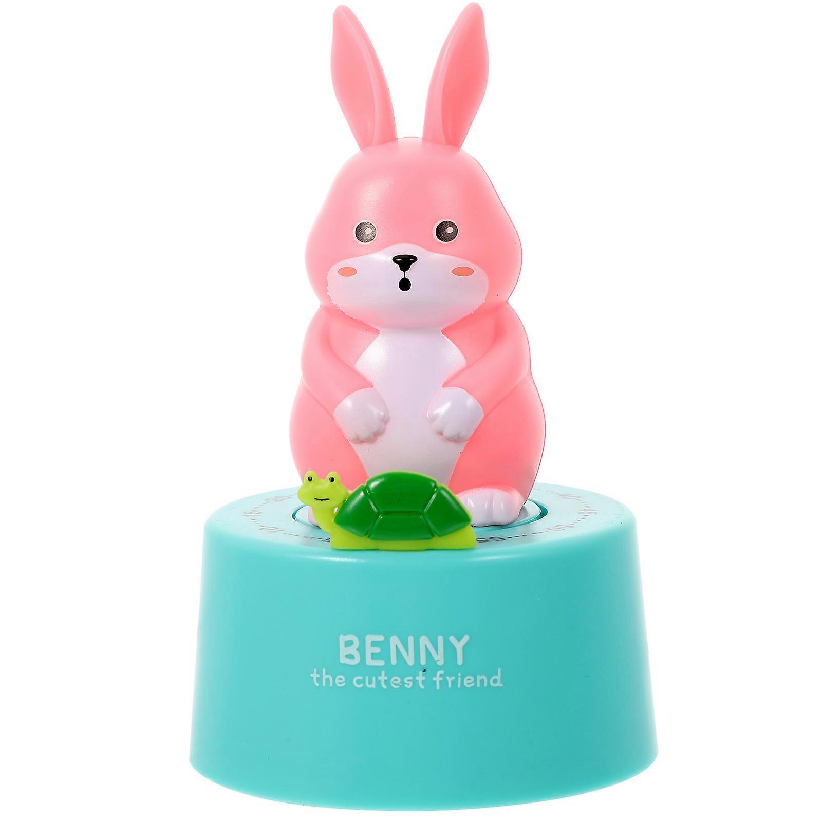Lovely Mechanical Timer Cartoon Kitchen Timer Countdown Timer Mechanical Baking Timer Blue