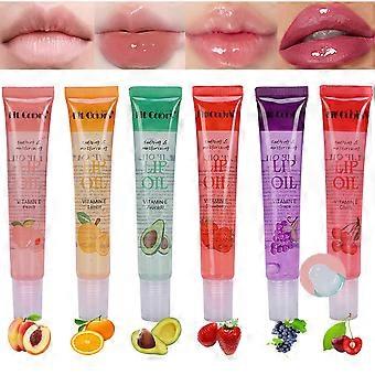 Fruity Lip Oil Set with Hydrating Vitamin E and Non-Sticky Gloss for Daily Moisture and Shine