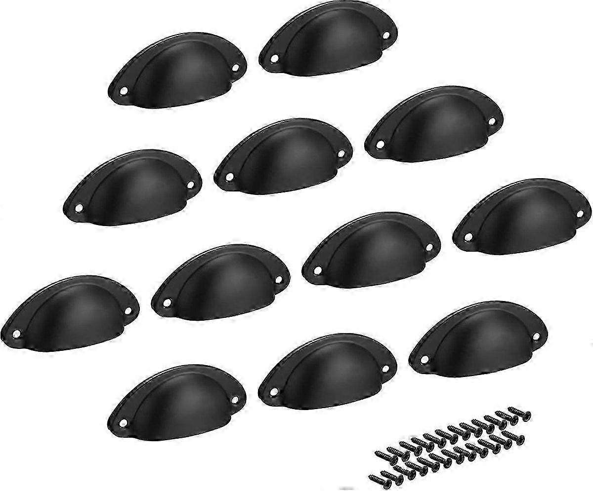 Handles - 12-pack - Black - Retro handles