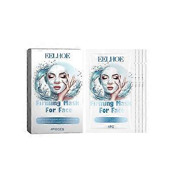 Kollagen opstrammende og fugtgivende ansigtsmaske - Anti-aging, lysnende hud, rynkereduktion, fugtgivende og reparation af hudbarriere (4stk)
