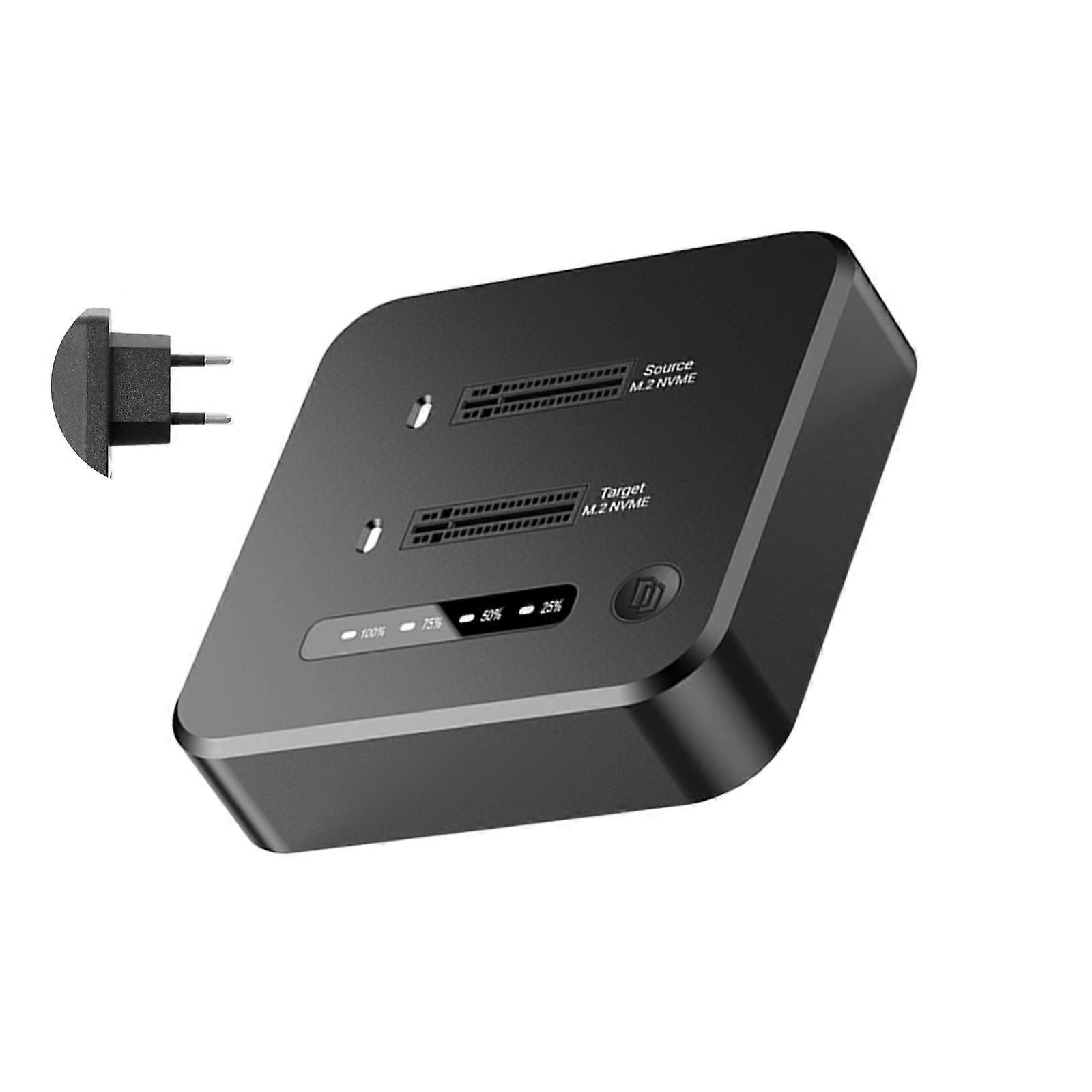 Fast Speed USB C M.2 NVME SSDs Copy Machine With LED Progress Indicator For Easy Disk Cloning Multicolor