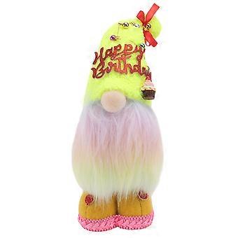 1Pc Decorative Gnome Doll Ornament Faceless Doll Decoration Desktop Decoration