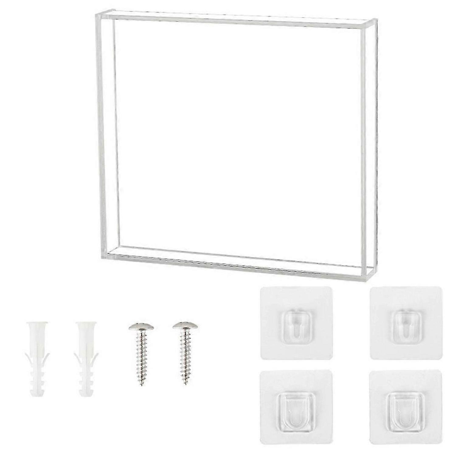 CD Disc Universal Wall Display Box Transparent Storage Cabinet