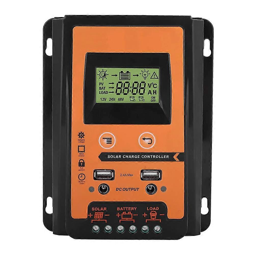 30 Amp MPPT Solar Charge Controller with LCD Display for 12V/24V OffGrid Systems