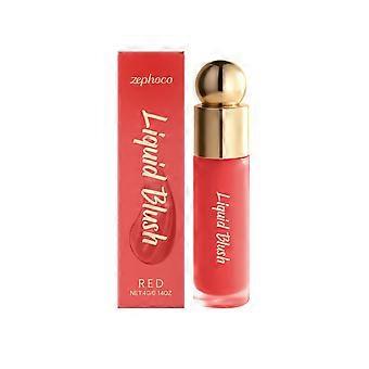 Zephoco Red Moisturizing Liquid Blush geeft een natuurlijk make-up effect. De blush geeft gemakkelijk kleur af op de wangen en is makkelijk te vervagen, waardoor een sfeervolle make-up look ontstaat.