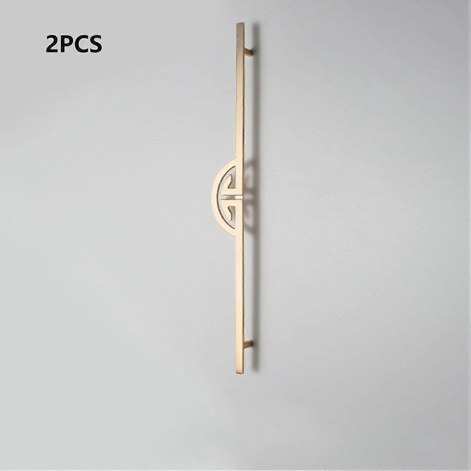 2 Wardrobe Door Pulls Gold Cabinet Door Knobs 320mm