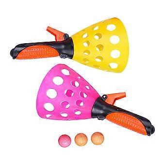 Balls Launch and Catch Balls Fun Toss Game for Children 1Pair