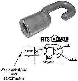 Replacement Hook Drive for Skylight and Awning Window Operators