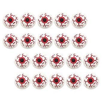 20Pcs Halloween Red PVC Bouncy Balls Compatible with Party Favors