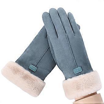 Smart Touch Winter Gloves for Women Non-slip Warm Full Fingers Mittens for Women Girls